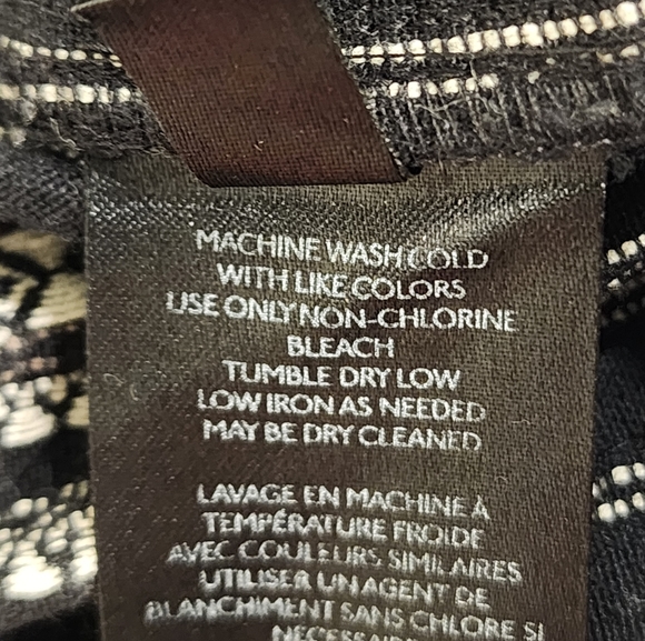 Anthropologie Black and White Drawstring Pants Size Small - Picture 9 of 11